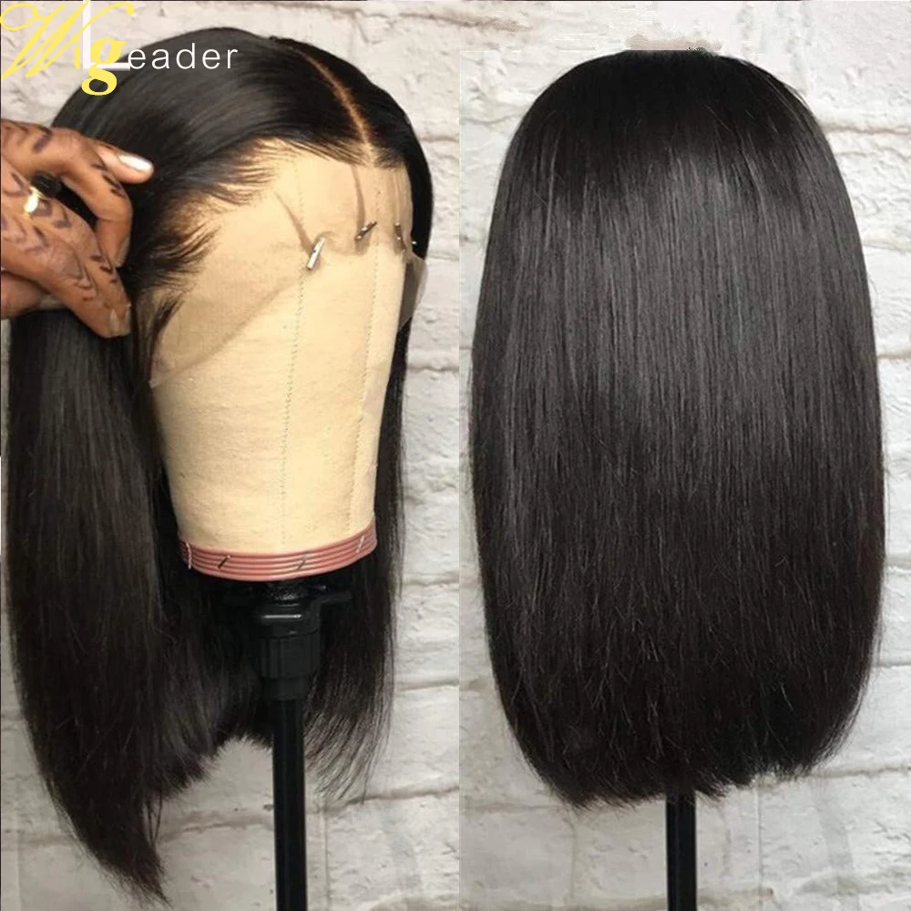 Парики Wigleader Summber из натуральных волос короткие без клея 150% | Шиньоны и парики