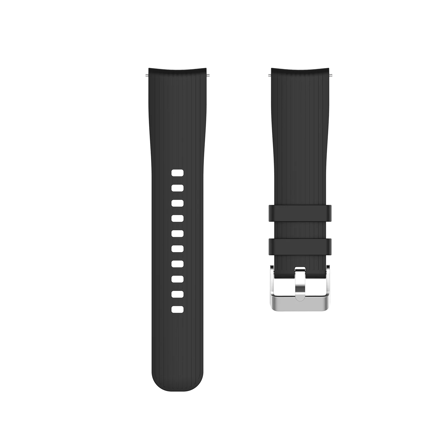 22 мм 20 мм силиконовый спортивный ремешок для samsung Galaxy Watch 46 мм SM-R800 Amazfit ремешок Bip для Galaxy watch 42 мм регулируемый ремешок
