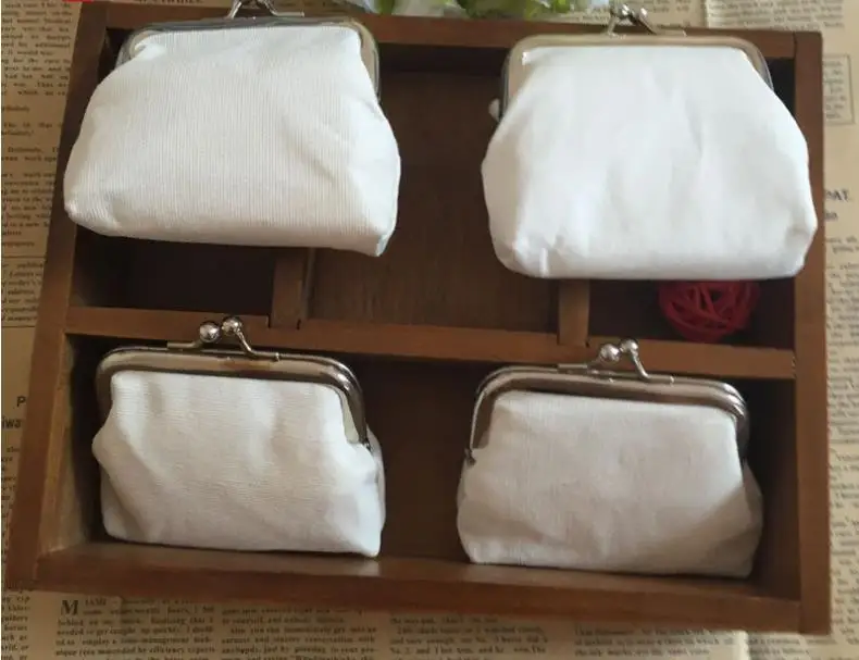 120 шт DIY белые чистые холщовые мешки для хранения девочек Детский кошелек монет