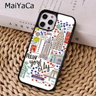Чехол MaiYaCa NYC с изображением Нью-Йорка для телефона iPhone X XR XS 11 12 13 Pro MAX 5 SE 2020 6 7 8 Plus Samsung Galaxy S9 S10