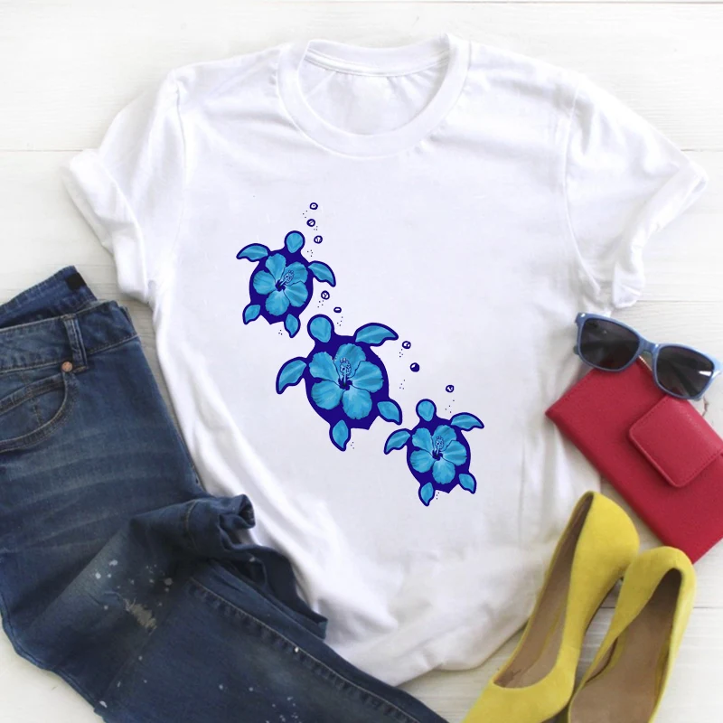 

Women Cartoon Moon Star Night UFO Fashion Print Summer T Tee Ladies Female Top Shirt Clothes Tshirt Womens Graphic T-shirt