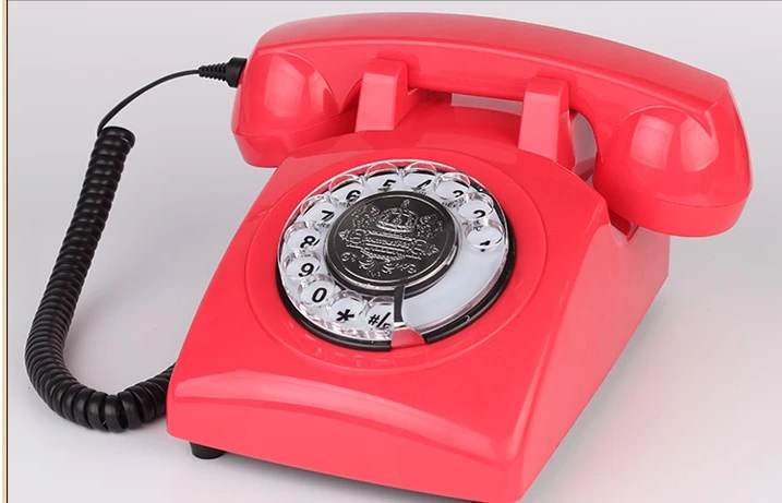 Стационарные телефоны для дома антикварный офисный телефон с поворотным