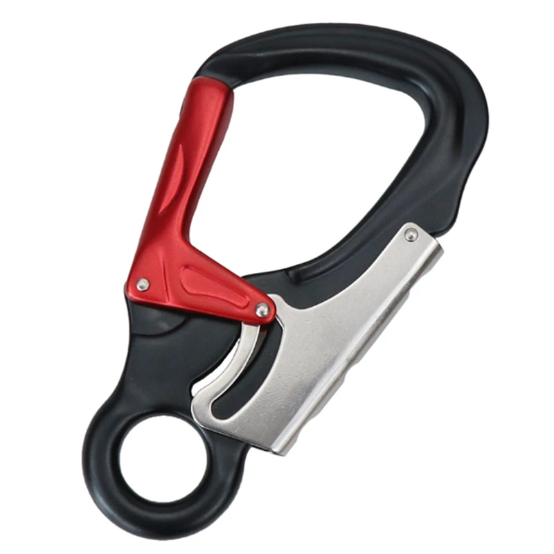 

New Sale Aluminum Alloy Ring Locking Carabiner Light But Strong Mountaineering Hook Safety Buckle Camping Rock Climbing Buckle