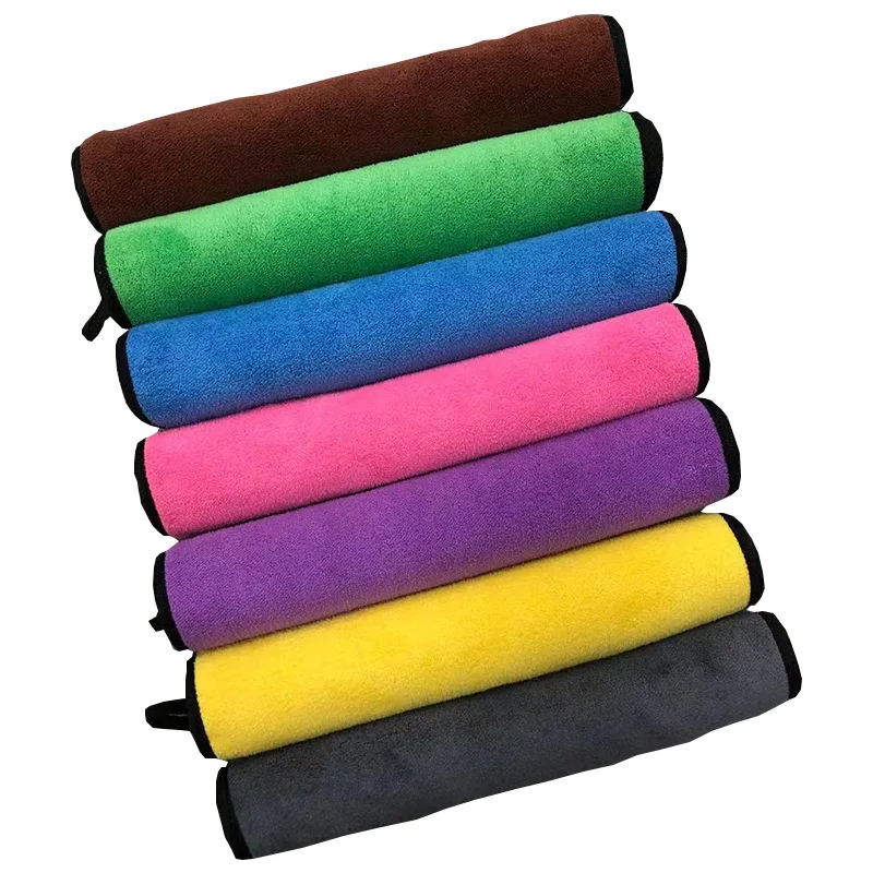 

Thickened Car Wash Towel High-density Coral Fleece Double-sided Two-color Car Wipes Rags Absorb Water Car Wash Maintenance