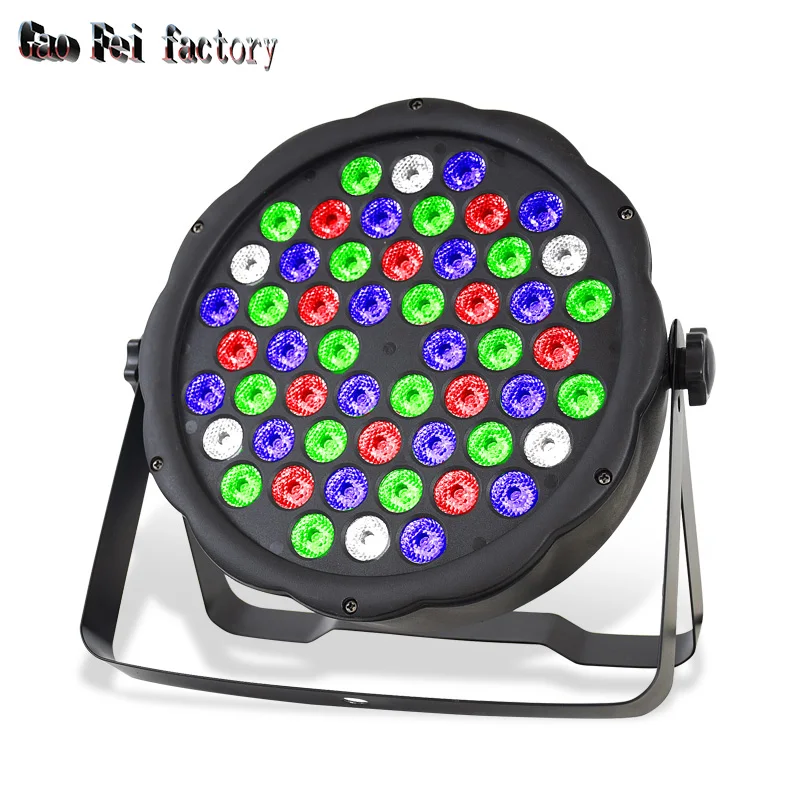 Led Телевизор с номинальной 54X3W RGBW Цвета диджейские огни стробоскоп Dmx 512