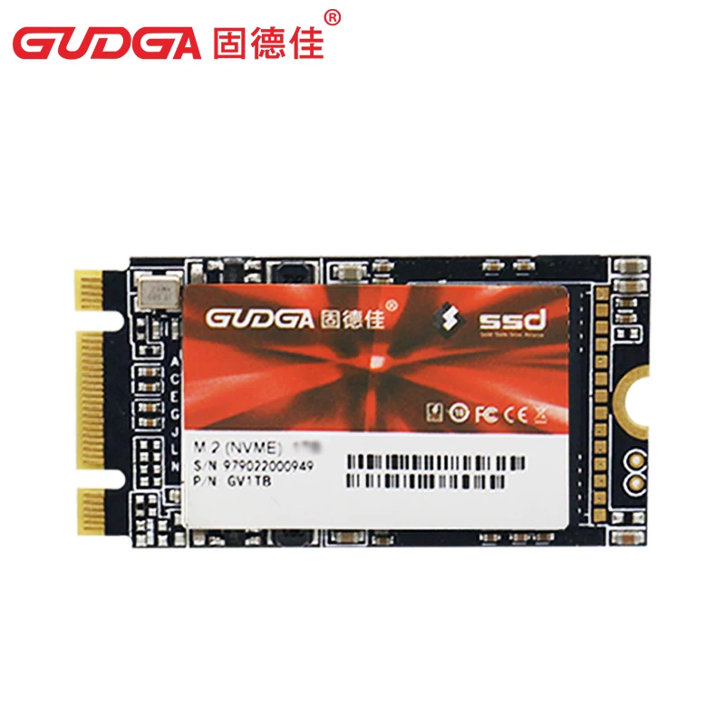 SSD GUDGA Твердотельный накопитель m2 PCI-e3.0x2 nvme 128 ГБ M.2 22*42 мм PCI express жесткий диск для