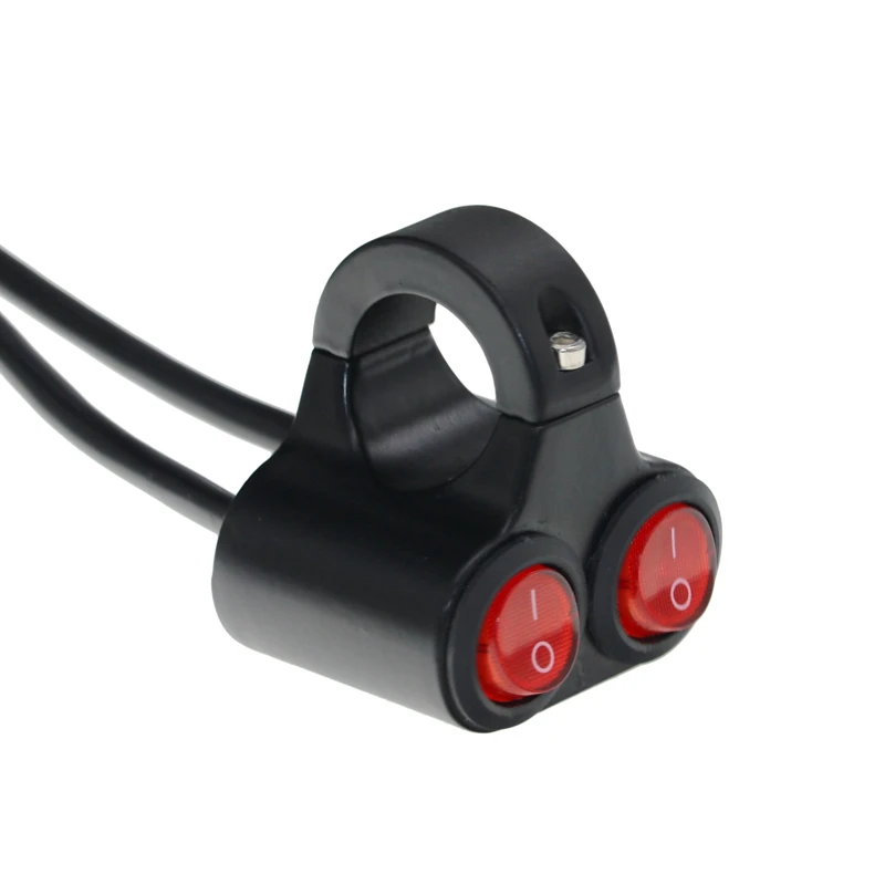 MoFlyeer 22 мм мотоциклетная лампа с креплением переключатель Передний фонарь стоп