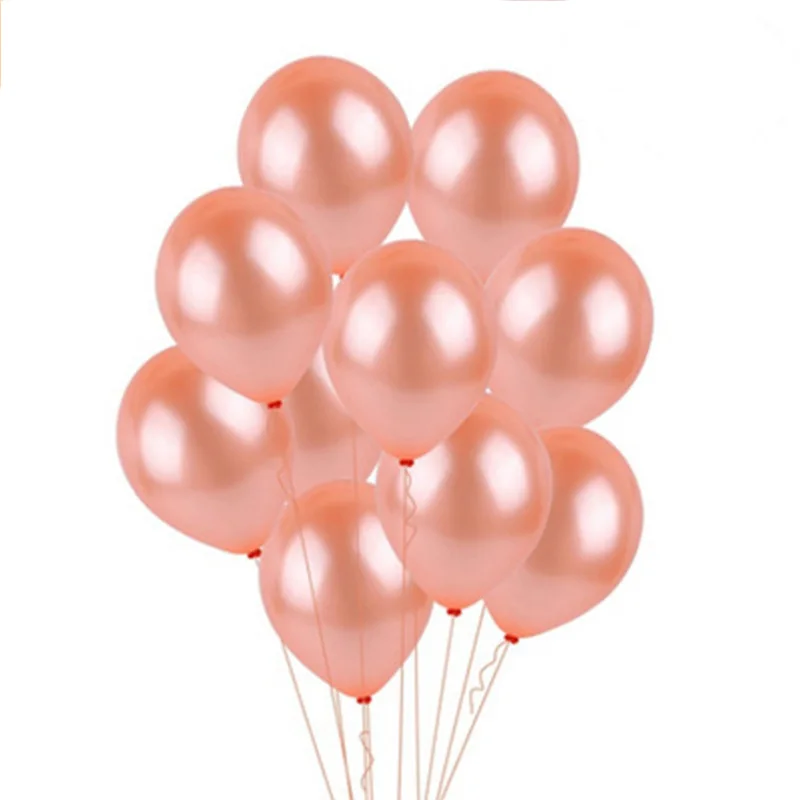 

12 Inch Balloon Rose Gold Balloon Latex Balloon Balloon Combination Set Birthday Party Decorative Balloon 010