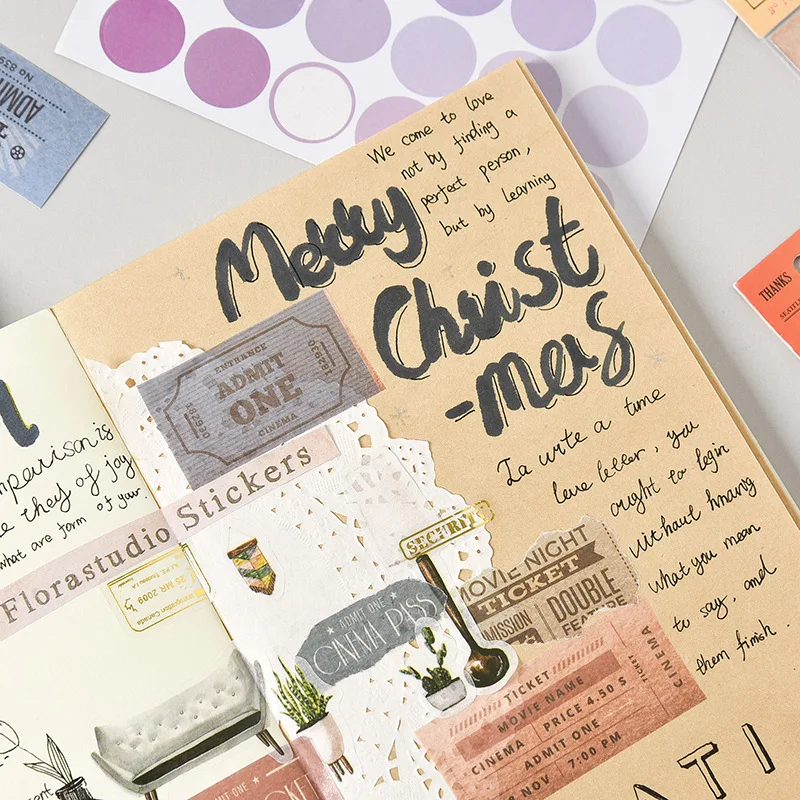 Новые туристические марки васи ленты серии 65*35 мм Васи офисные клейкие наклейки