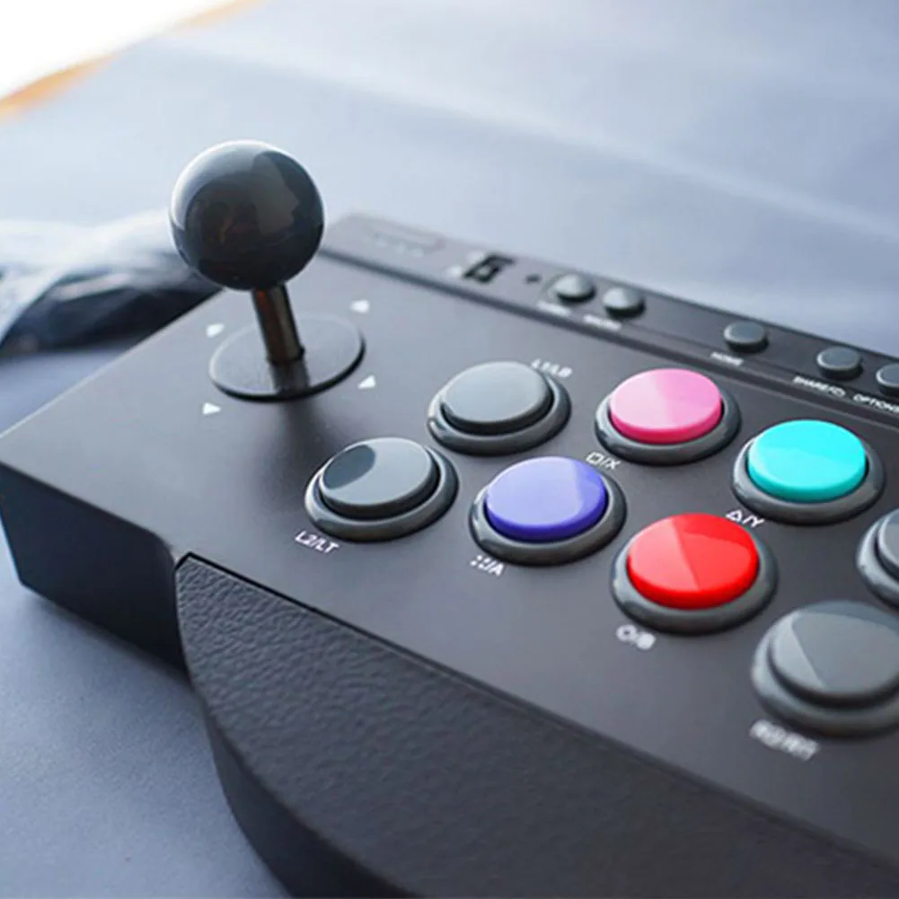 

Practical For Arcade Fighting PC Useful Joystick Replacement Game Controller ABS Button USB Wired Stick /4 for XBOX ONE