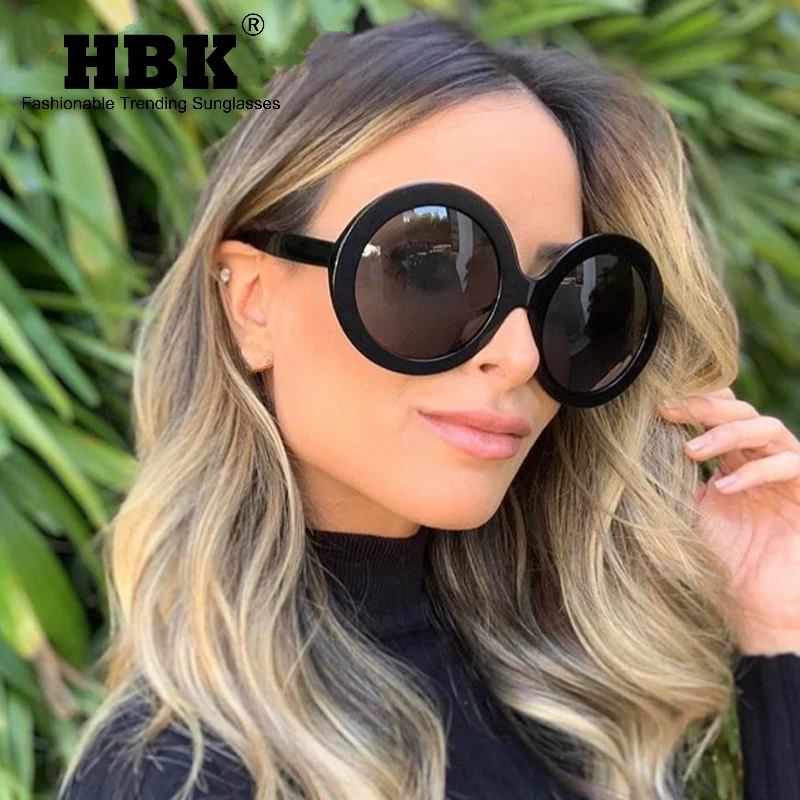 Женские и мужские винтажные солнцезащитные очки большие оправы с градиентом