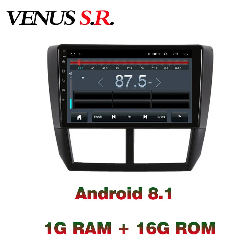 Автомобильный dvd-плеер VenusSR на Android 8 1 2.5D для SUBARU Forester радио 2008-2012 мультимедийный