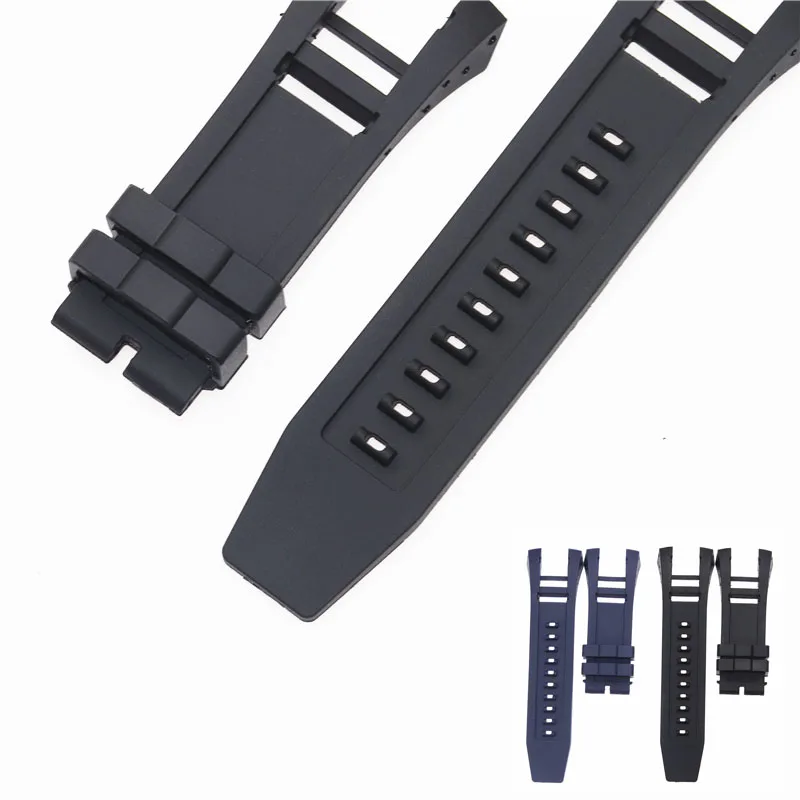 

34mm Silicone Watch Strap for Invicta Watch Black Blue Watchband Bracelet Belt Comfortable and Waterproof Accessories