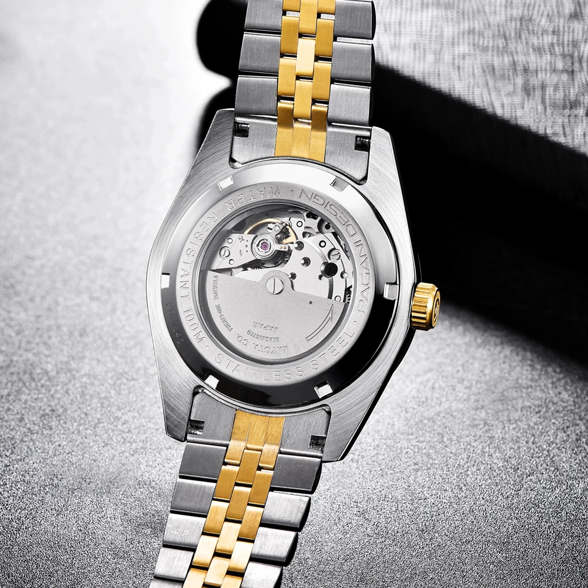 

PAGANI DESIGN Top Brand New Mens Mechanical Watch Sapphire Glass 100 Waterproof Stainless Steel Mechanical Automatic Wrist Watch