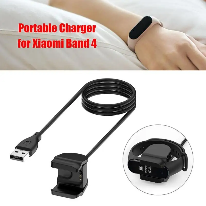 Зарядный USB кабель ALLOYSEED для Xiaomi Mi Band 4 док станция без разборки адаптер браслета