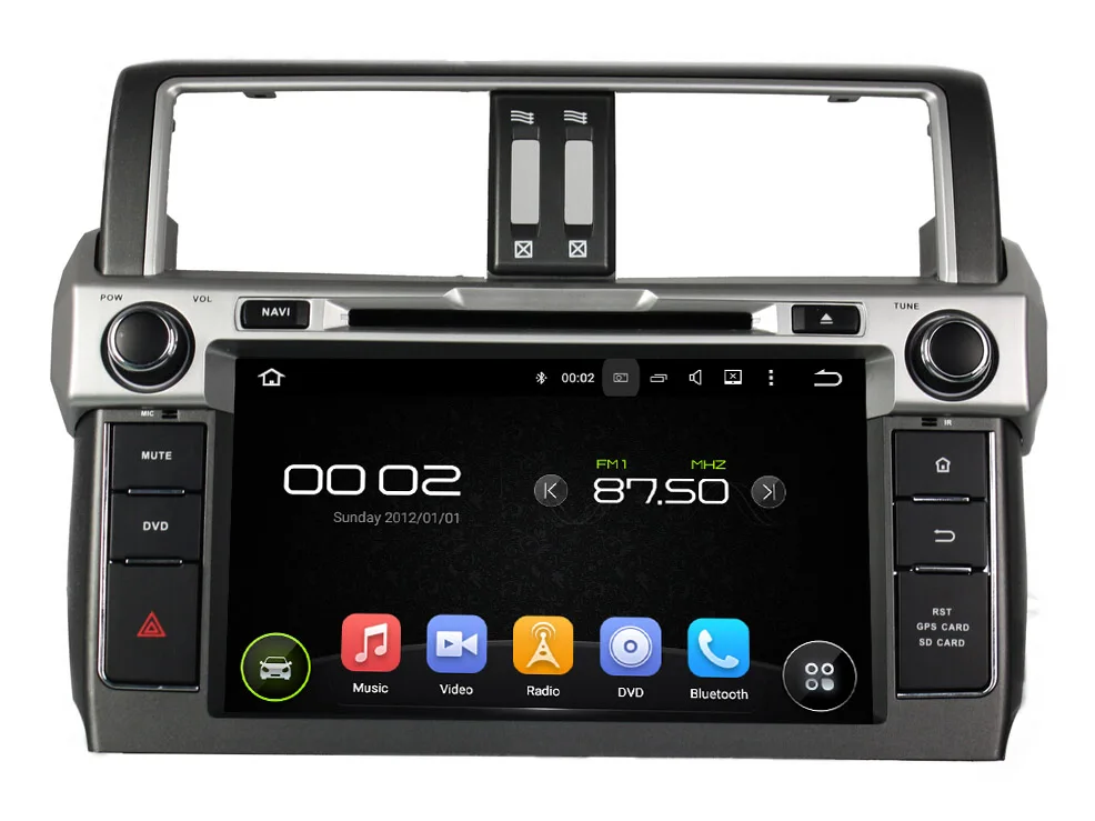 8 &quotAndroid 9 0 автомобильный DVD GPS для Toyota Prado 2014 Автомобильная навигационная система