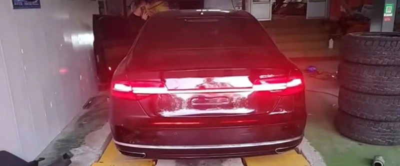 Светодиодный задний фонарь для поперечной грузовика подходит Audi A8 D4 2011 2012 2013 -2018