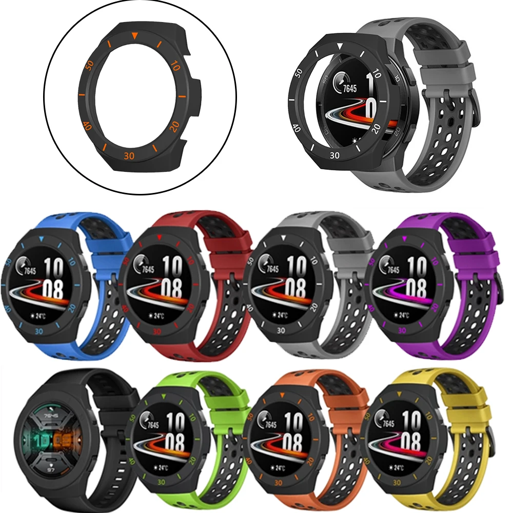 

Colorful Protective Case Cover for HUAWEI GT2 e Sport Case Protector for HUAWEI GT 2e Smart Watch Accessories