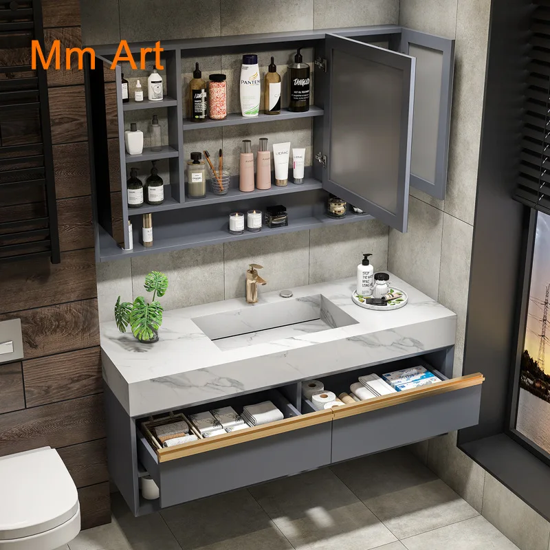 New Design Beautiful Bathroom Furniture Modern Wash Basin Vanity Units |