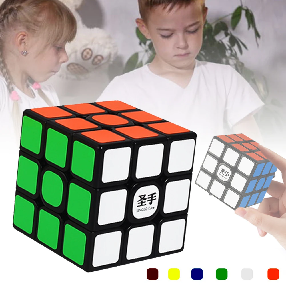 SHENGSHOU волшебный куб 3x3x3 скоростной легкий Гладкий детский Развивающий Пазл
