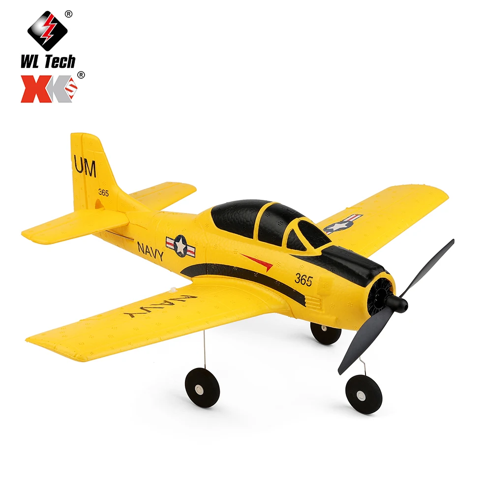 Enlarge 2021 New Wltoys A210 RC Airplanes Four-Channel Like Real Machine P40 Fighter Remote Control Glider Unmanned Aircraft Outdoor Toy
