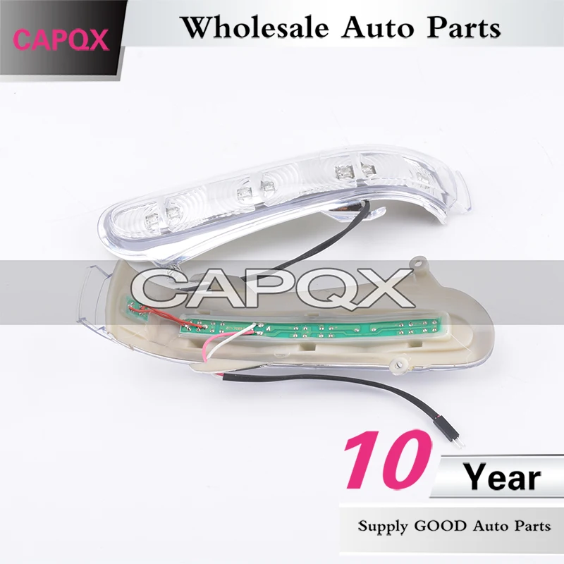 CAPQX 2PCS Rearview Mirror LED Turn Signal A220 820 06 21 For Mercede Benz W220 S280 S320 S350 S500 S600 blinks Indicator | Автомобили и