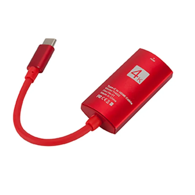 

Type-C To HDMI Converter for MacBook 12 Inch Usb-c TV, Overhead Projector Line, Samsung Galaxy S8, Large Screen HD Line 30Hz