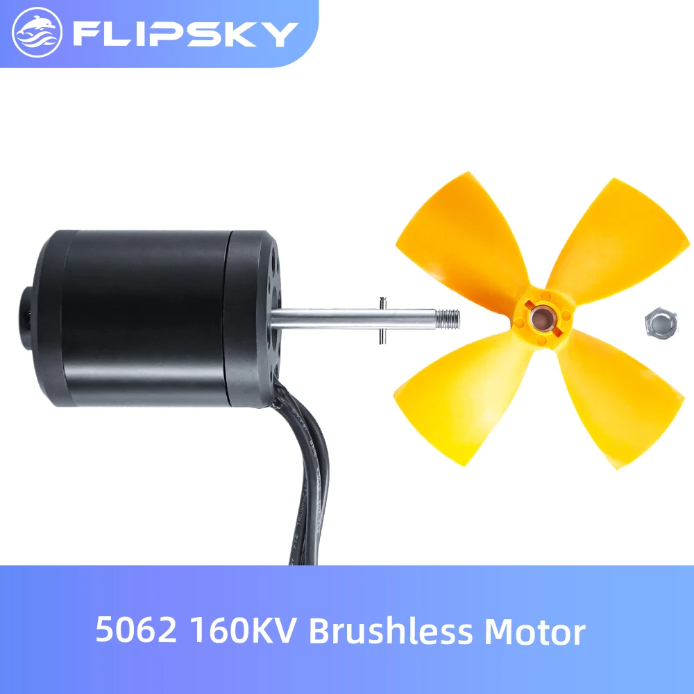 Flipsky 5062 160KV Motor IP68 Waterproof Treatment of Vacuum Sealing Coil Brushless Motor For Direct Drive with Propeller/Efoil