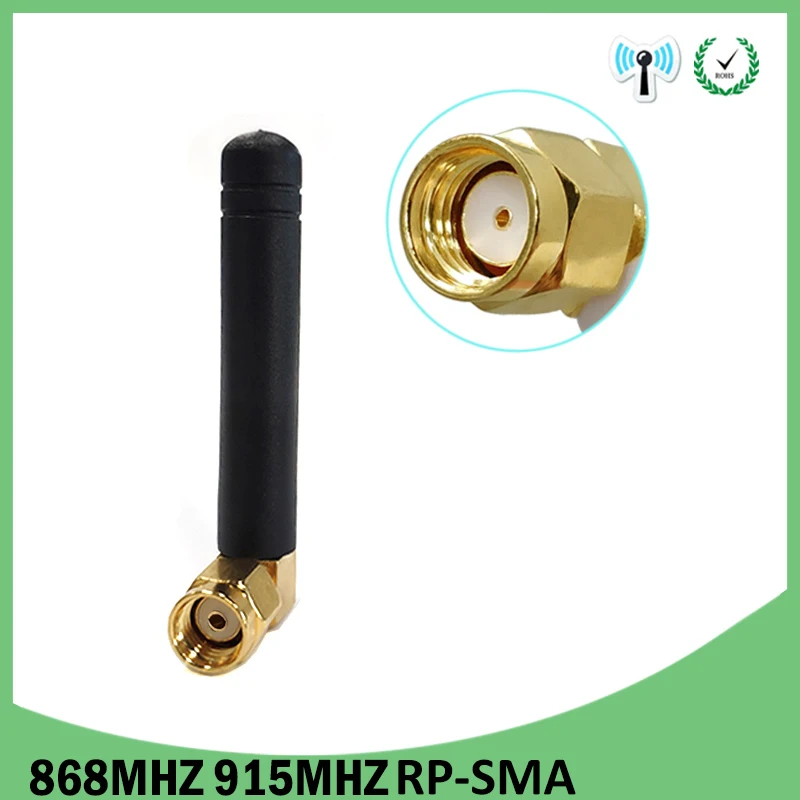 

868MHz 915MHz Antenna lora 3dbi RP-SMA Connector GSM 915 MHz 868 IOT antena outdoor signal repeater antenne waterproof Lorawan