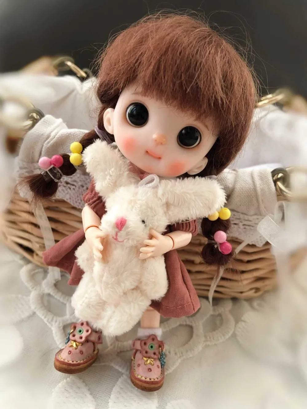 OB11 кукла голова Кастомизация 1/8 BJD куклы OB Полимерная глина