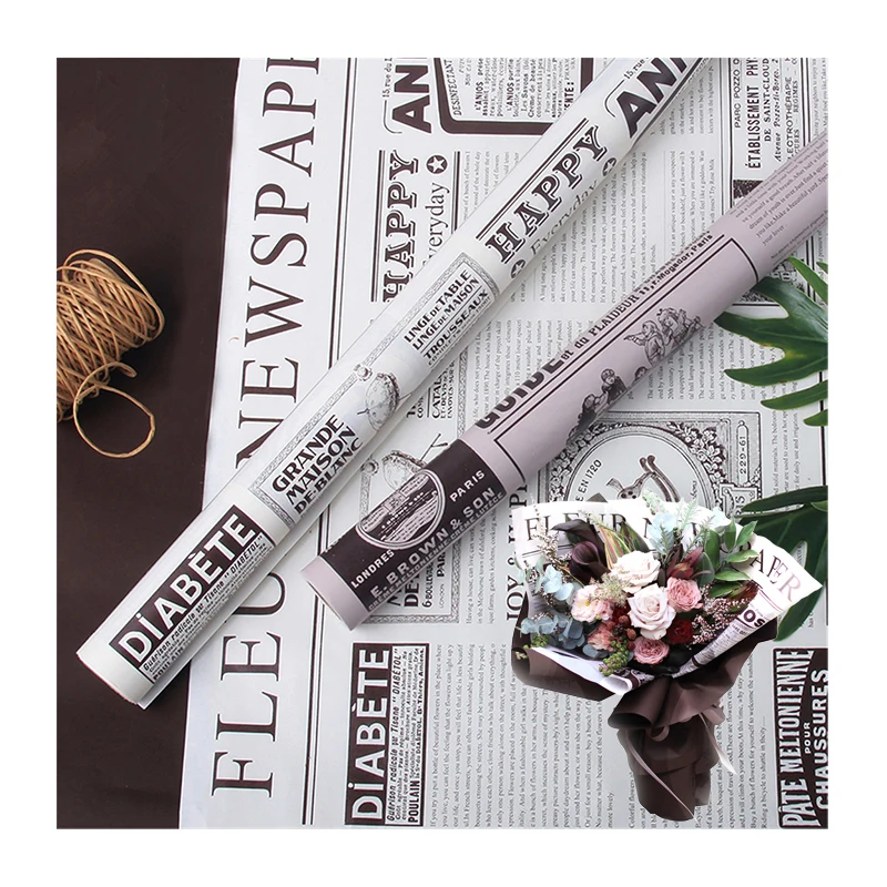 Упаковочная бумага для цветов 10 ярдов 40 г | Дом и сад