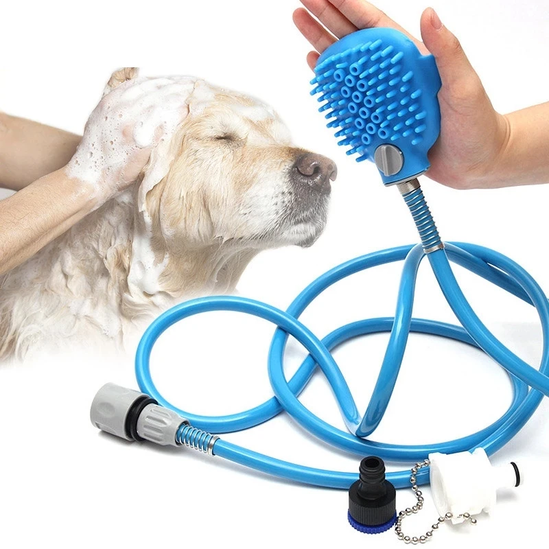 

Pet Bathing Tool Dog Brush Pet Shower Sprayer For dogs Pet Dog Bath Brush Puppy Dog Shower Gloves Sprayer Scrubber 1.5M/2.5M