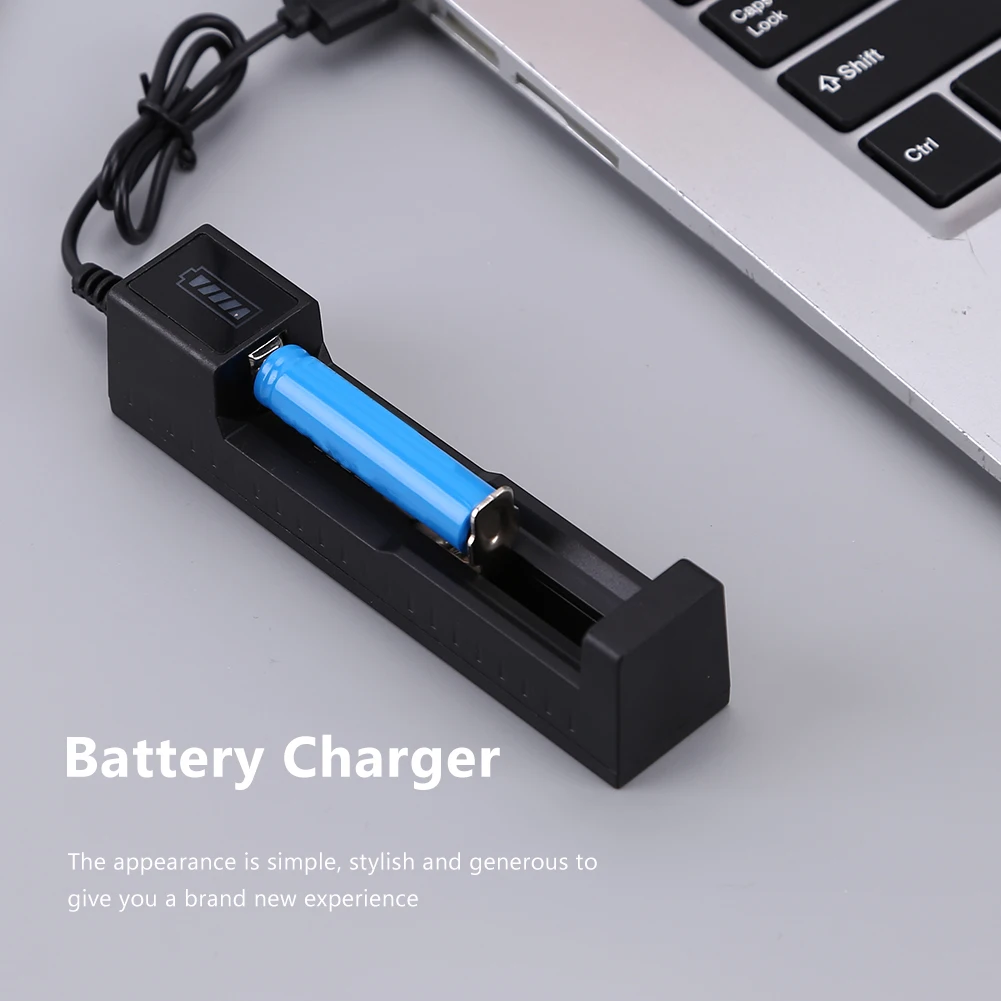 ALLOYSEED Universal USB Battery Charger 4 Bay Smart for Rechargeable Batteries 18650 21700 22650 16340 New | Электроника