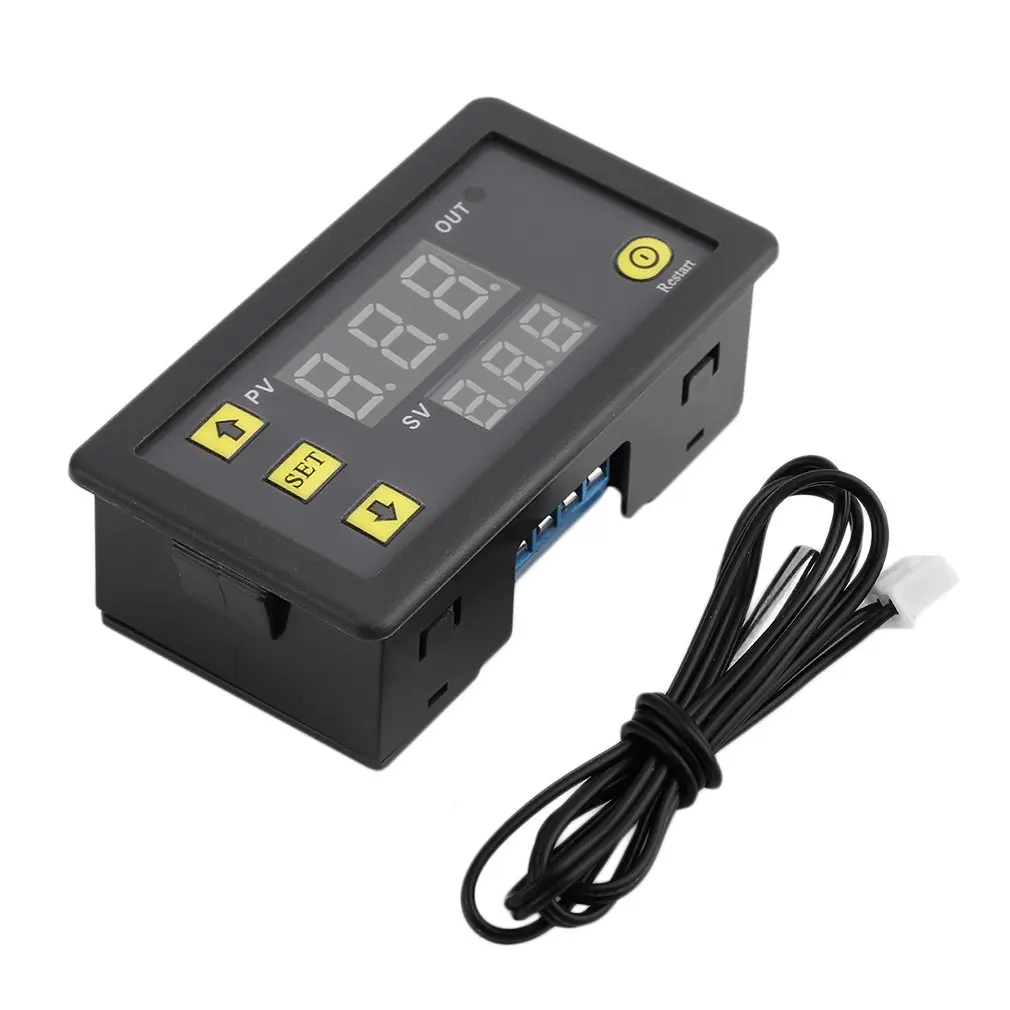 

W3230 Professional LCD Display 12V Digital Thermostat Temperature Alarm Controller Sensor Temperature Meter Regulator