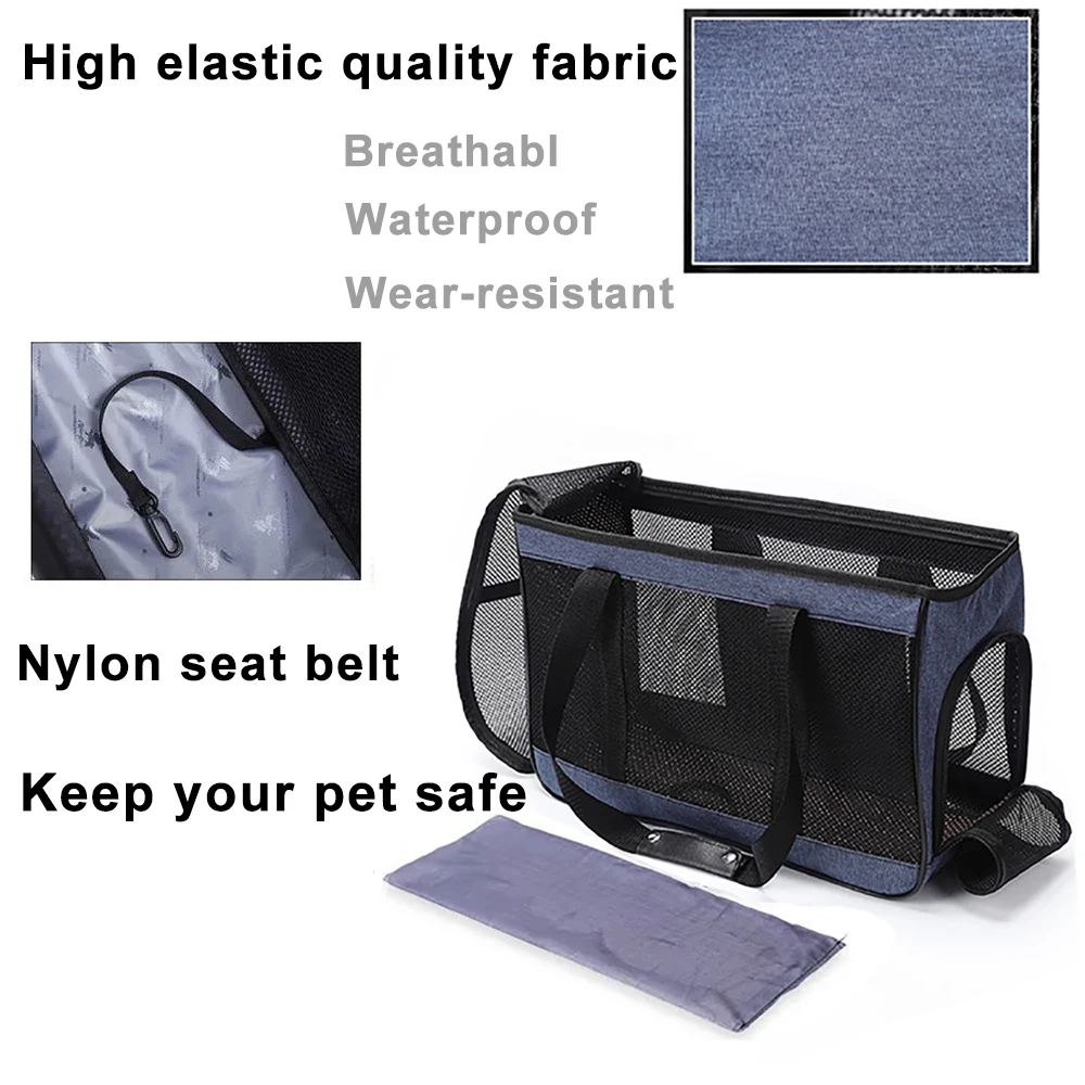 

Cat Carrier Bag Dog Transport Portable Backpack Small Pet Handbag Outgoing Travel Breathable Puppy Cats Carrying Bags Goods For