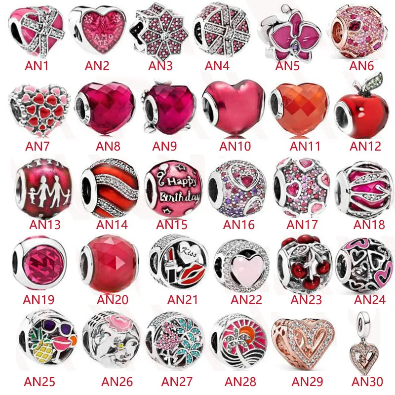 

New silver 925 charm charms 925 Silver original Bead bracelet DIY women Jewelry