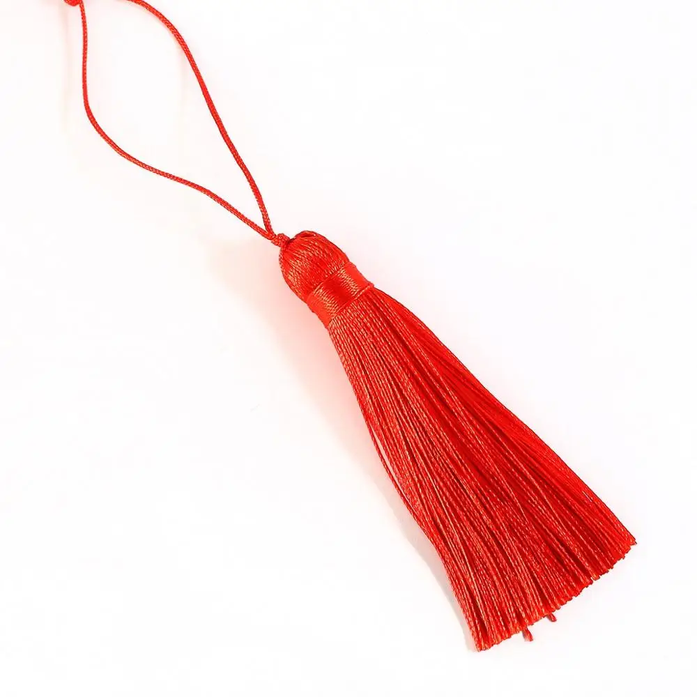 red 8 см+ 8 см шнур кисточкой для DIY нитяная занавеска висячая подвеска автомобиль сумка Украшение дома швейная поставка - Цвет: red