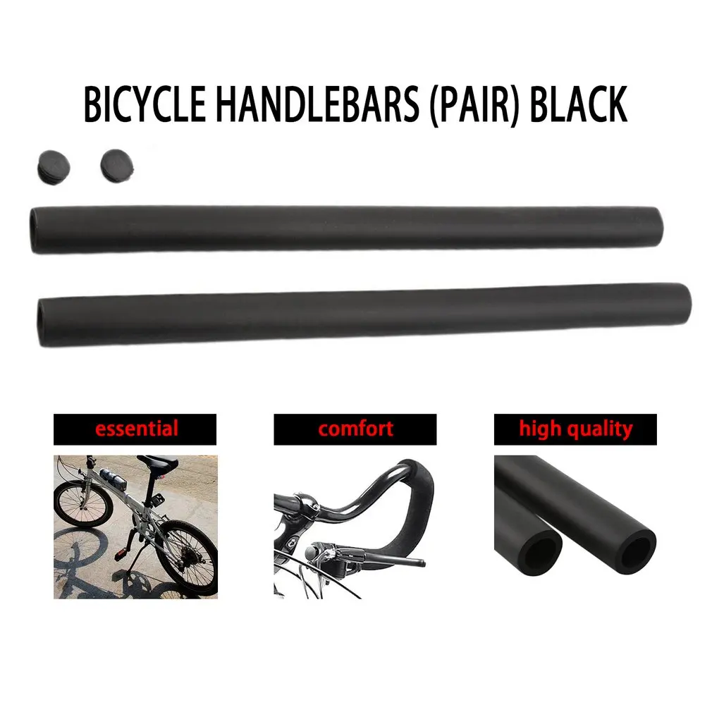 

2pcs Bicycle Cycle MTB Road Bike Smooth Soft Tube Sponge Foam Handlebar Grips Cover for Mini-bikes Bicycles