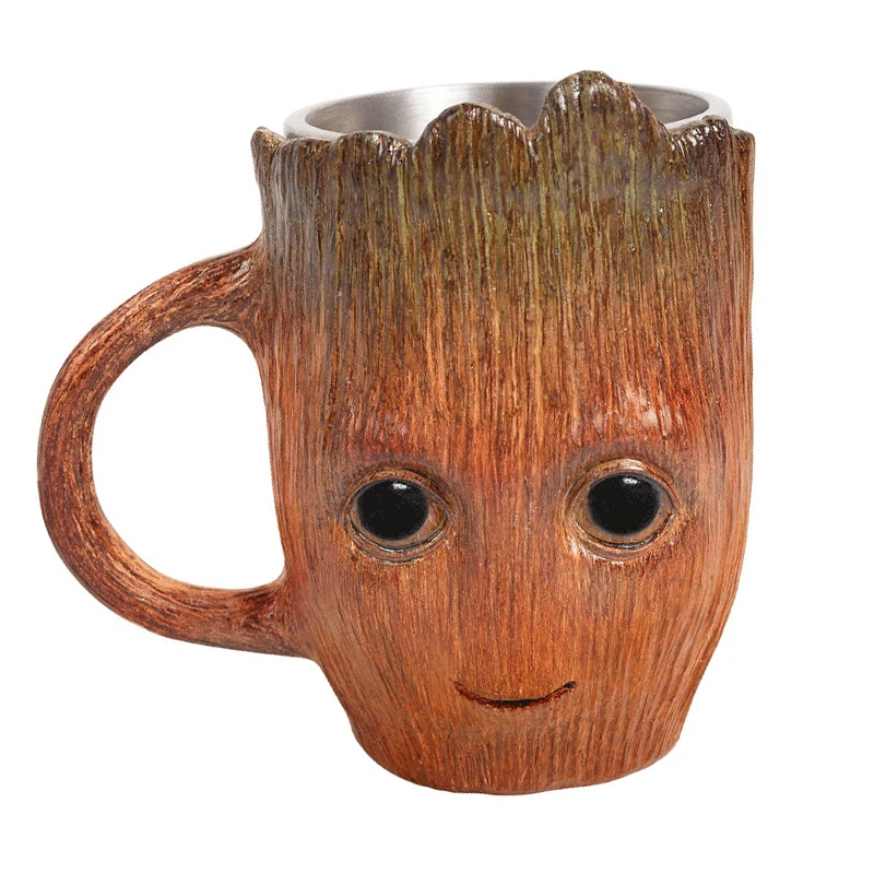 

Groot Creative Animation Tree Man Cup Stainless Steel Cup Water Cup Tea Cup Beer Mug Coffee Cup Tumbler Mug Tumbler Cup