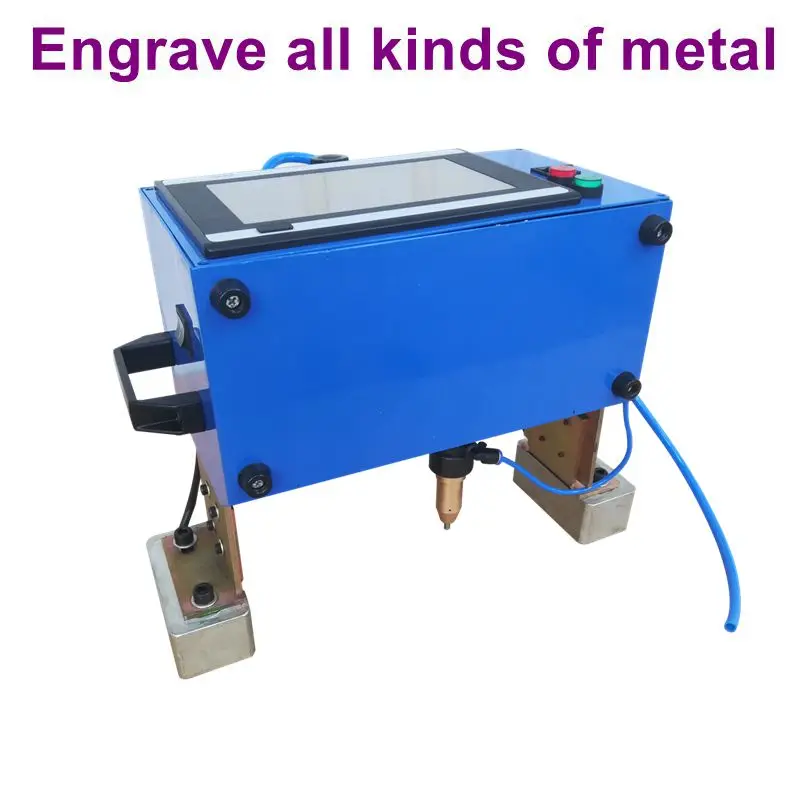 160*40mm mini Hand-Hold Dot Peen Marking Machine for sale Simple operation portable Dot peen marking machine for metal