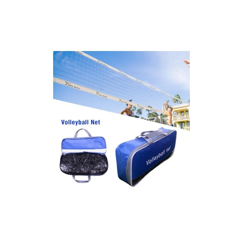 

9.5m*1m Standard Volleyball Net Beach Volleyball Net For Practice Training Volleyball Replacement Net For Indoor Outdoor Sport