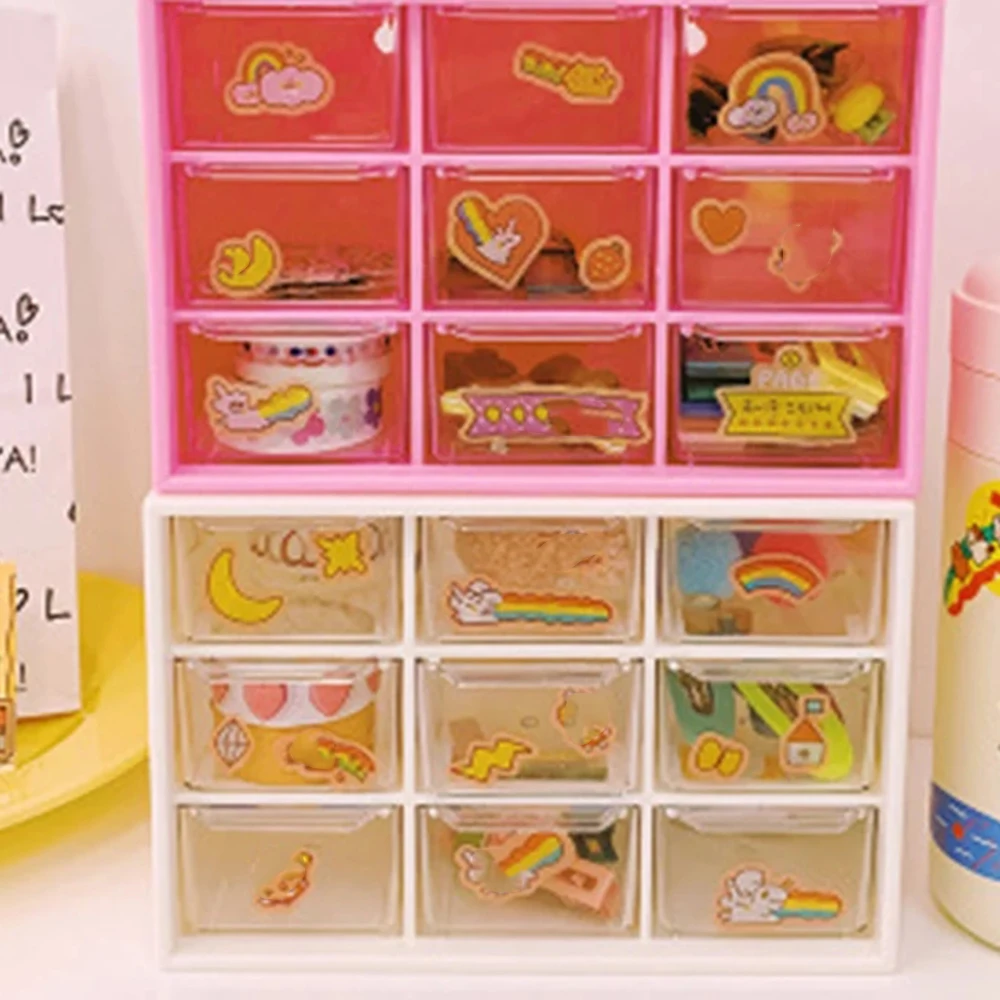 Новая Пыленепроницаемая коробка для хранения ящиков настольная канцелярская