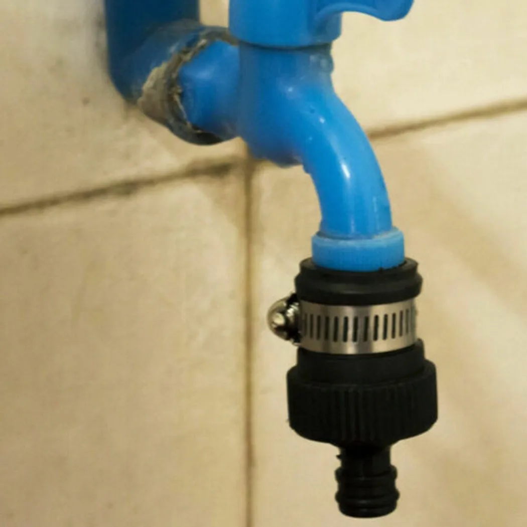 

Adapter Tap Connector Adjustable Black Faucet For Taps Between 13-17mm