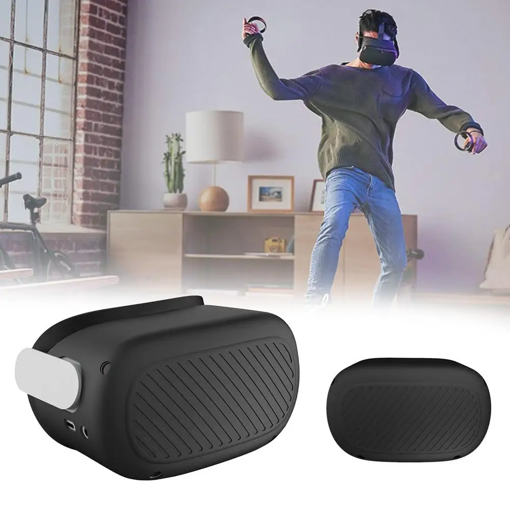 

Silicone Protective Cover Case For Oculus Quest 2 VR Headset Head Cover Shell Anti-Scratch For Oculus Quest 2 VR Accessories