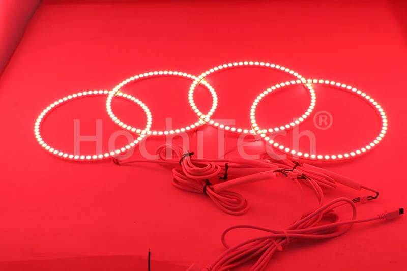 Ультра яркий 5050 SMD многоцветный RGB светодиодный набор ангельских глаз с пультом дистанционного управления для Chrysler 300C 2004 2005 2007 2008 2009 2010