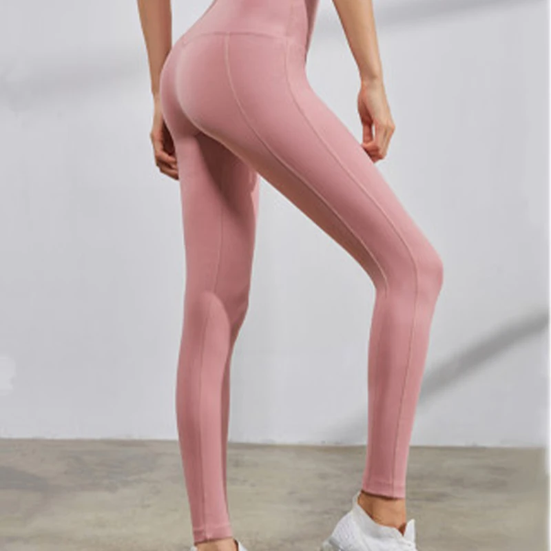 2019 новые женские брюки для фитнеса с высокой талией обтягивающие эластичные