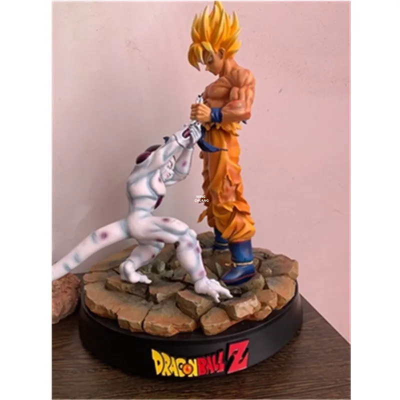 1" аниме Dragon Ball Z статуя Сон Гоку против Frieza бюст сцена полная длина портрет Kakarotto анимационная фигурка GK игрушечная коробка 41 см V337