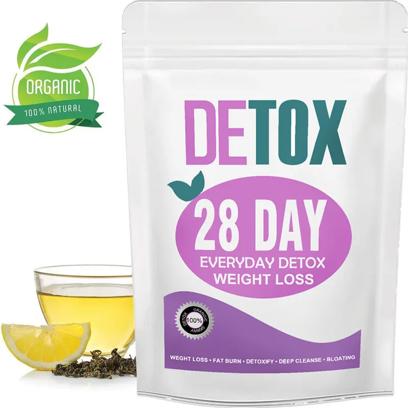 Бесплатная доставка 28 дней чай для похудения Детокс и сжигания жира очиститель