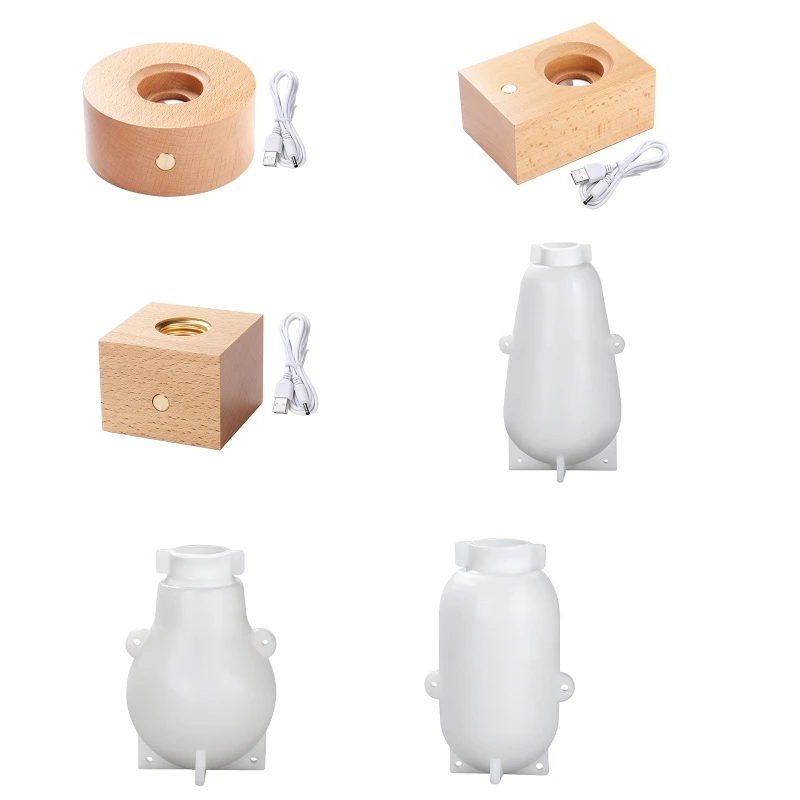 

95AB Upgrade Light Bulb Silicone Mold for DIY Bedroom Study Living Room Lighting