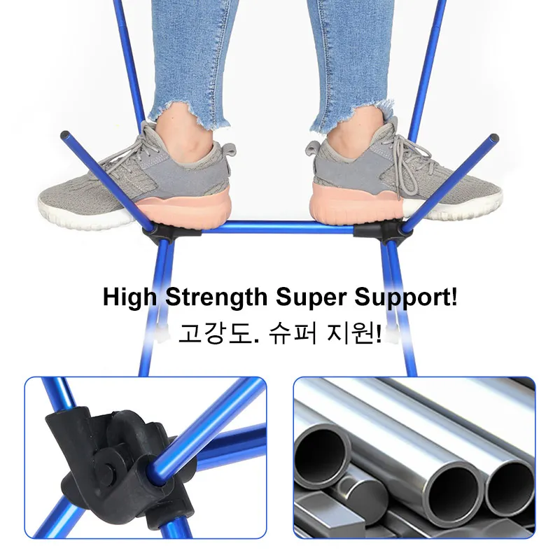 Satılık Taşınabilir Ultralight Katlanır Sandalye Superhar Kamp Plaj Sandalyesi Yüksek Yük Alüminyum Balıkçılık Yürüyüş Piknik Barbekü Koltuk Açık Araçları